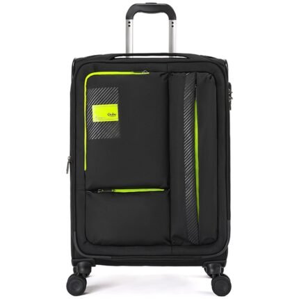 Goby London Fabric Travel Luggage Bag 20Kg Black GB-3013