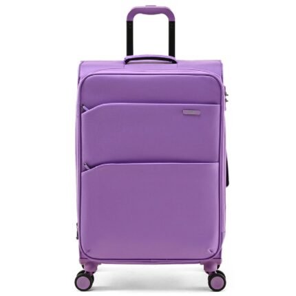 Goby London Fabric Travel Luggage Purple 30Kg